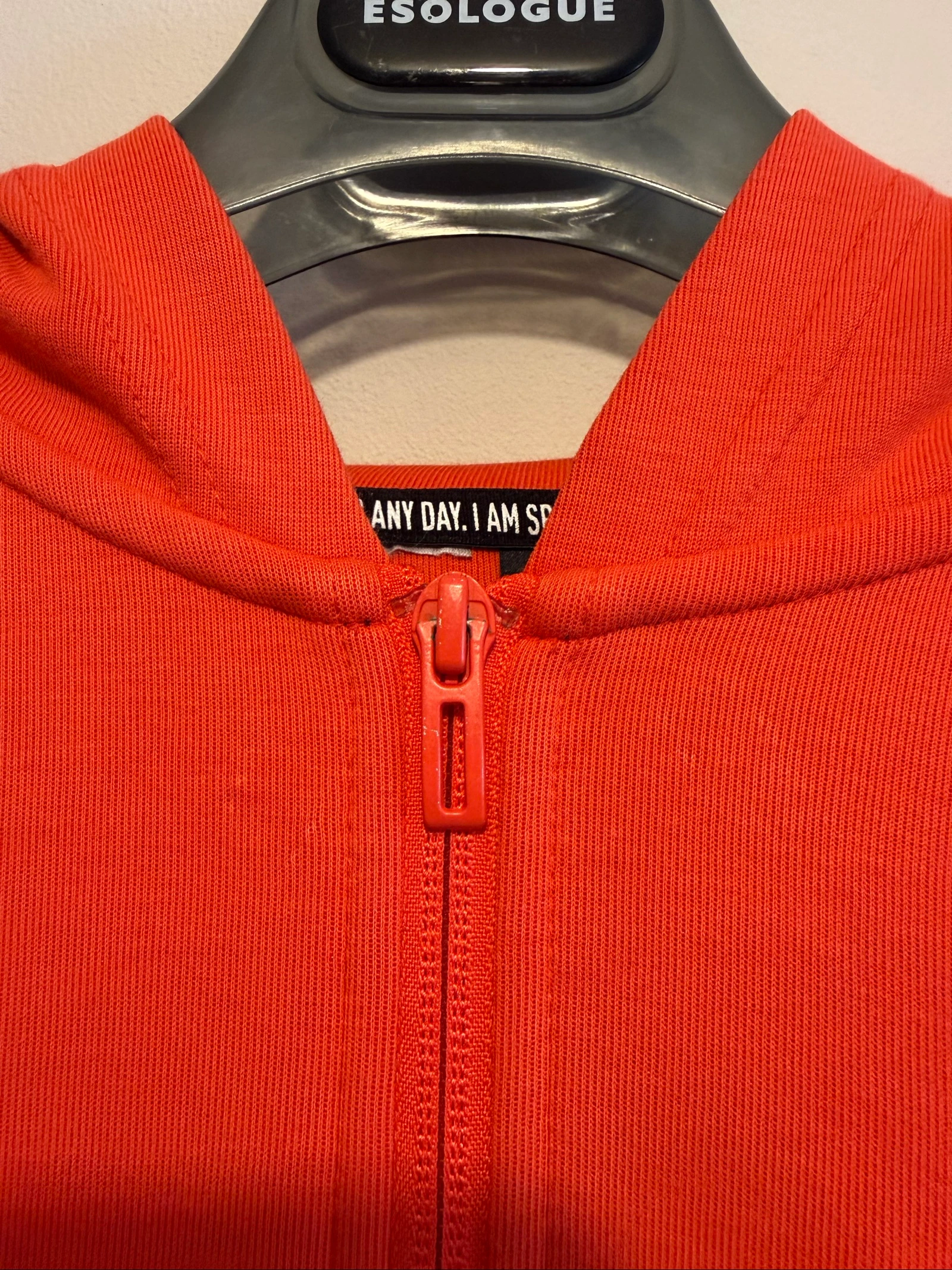Sudadera con capucha y cremallera Adidas para niños 9-10 años – Naranja oscuro – Casi nuevo – photo 4